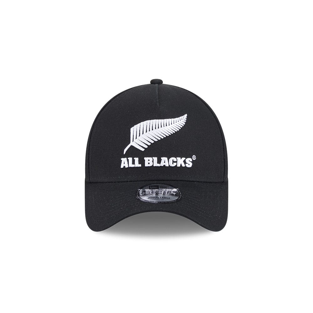 New Era 9FORTY A-Frame Snapback All Blacks - Black / White