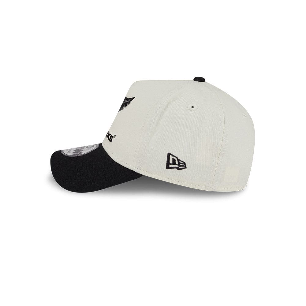 New Era 9FORTY A-Frame Snapback All Blacks - Chrome / Black