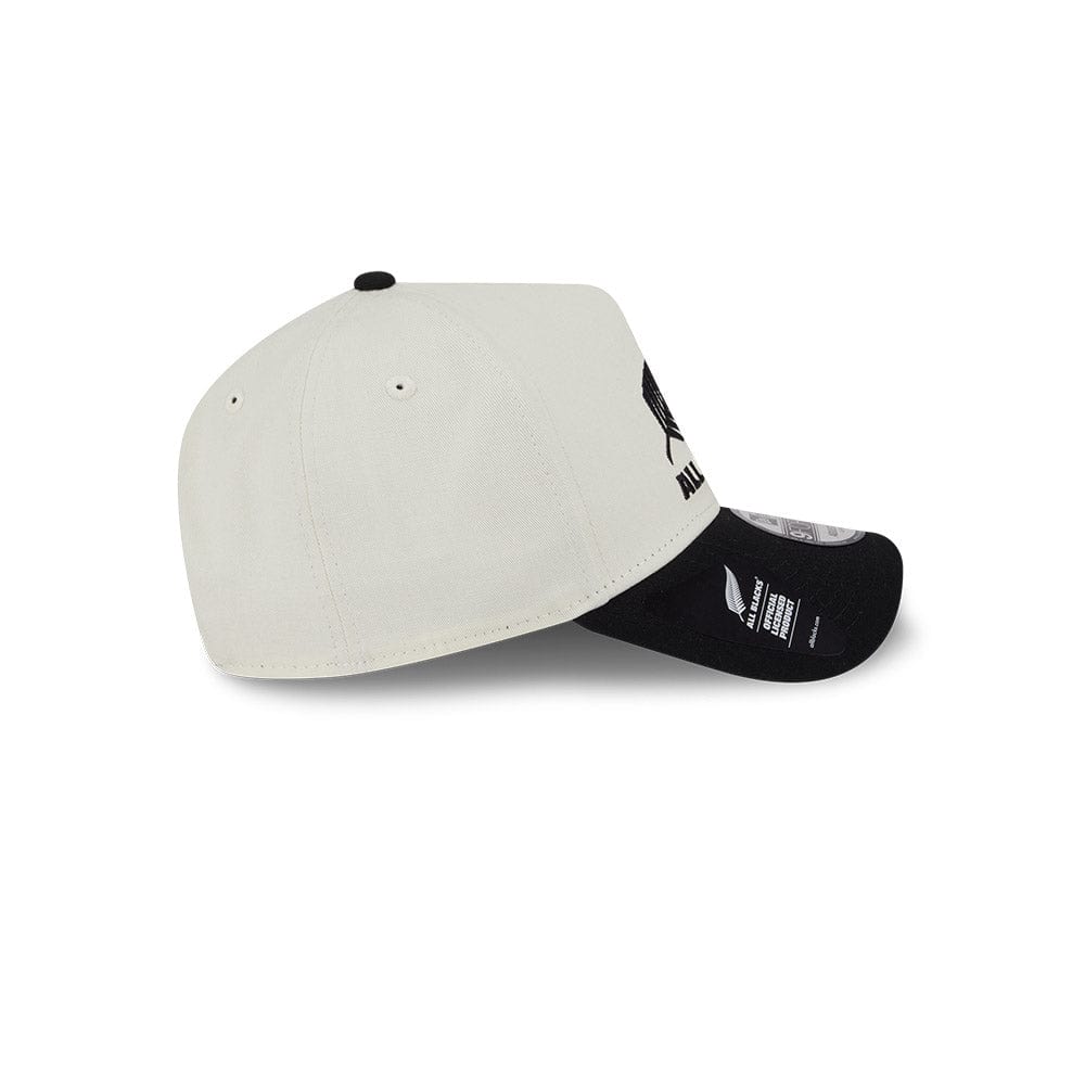 New Era 9FORTY A-Frame Snapback All Blacks - Chrome / Black