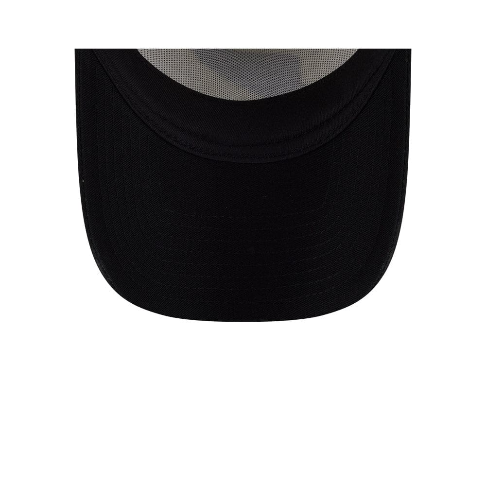 New Era 9FORTY A-Frame Snapback All Blacks - Chrome / Black