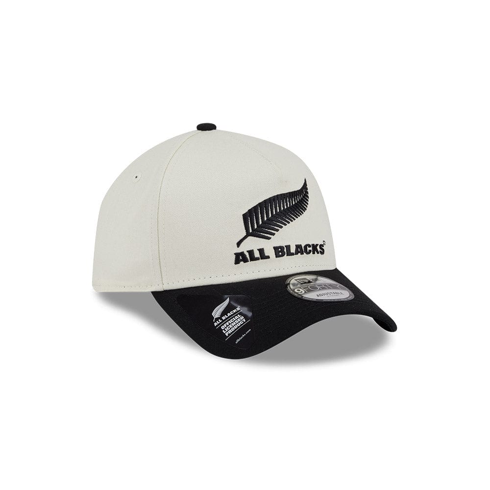 New Era 9FORTY A-Frame Snapback All Blacks - Chrome / Black