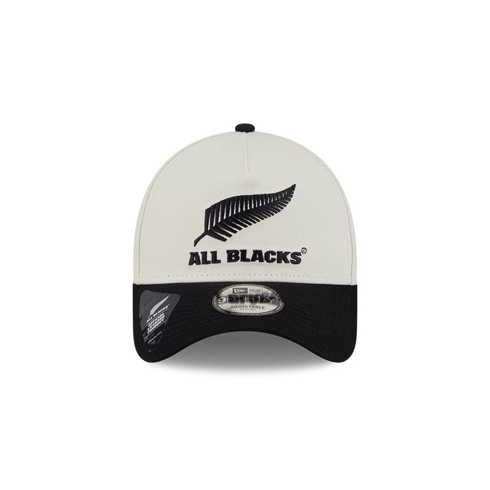 New Era 9FORTY A-Frame Snapback All Blacks - Chrome / Black