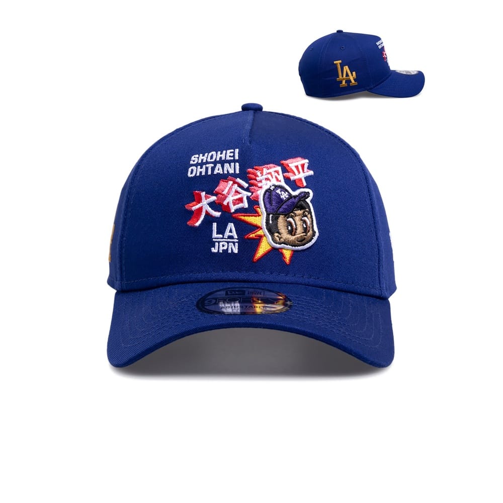 New Era 9Forty A-Frame Snapback Basketball Mesh Los Angeles Dodgers - Royal Blue