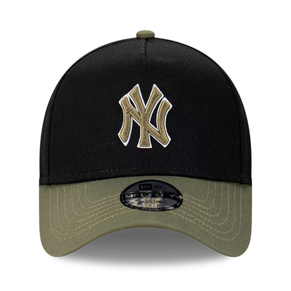 New Era 9FORTY A-Frame Snapback New York Yankees - Black / New Olive