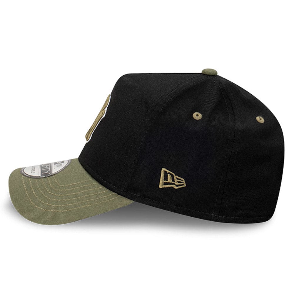 New Era 9FORTY A-Frame Snapback New York Yankees - Black / New Olive