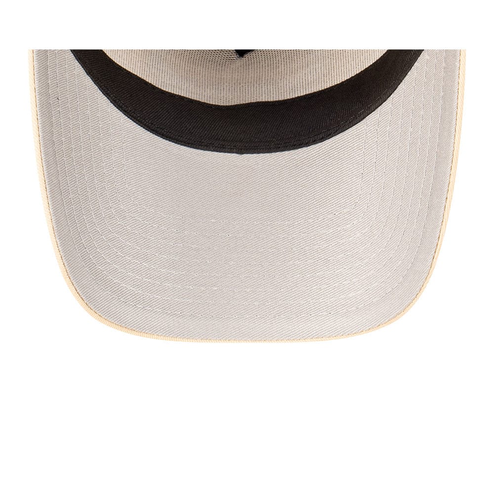 New Era 9FORTY A-Frame Snapback New York Yankees - Oatmilk / White