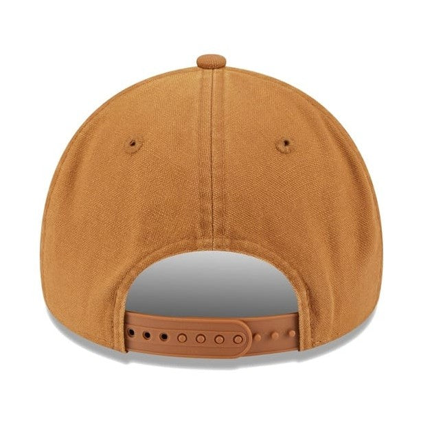 New Era 9FORTY AFL26 Canvas A-Frame Snapback Carlton Blues - Golden Brown