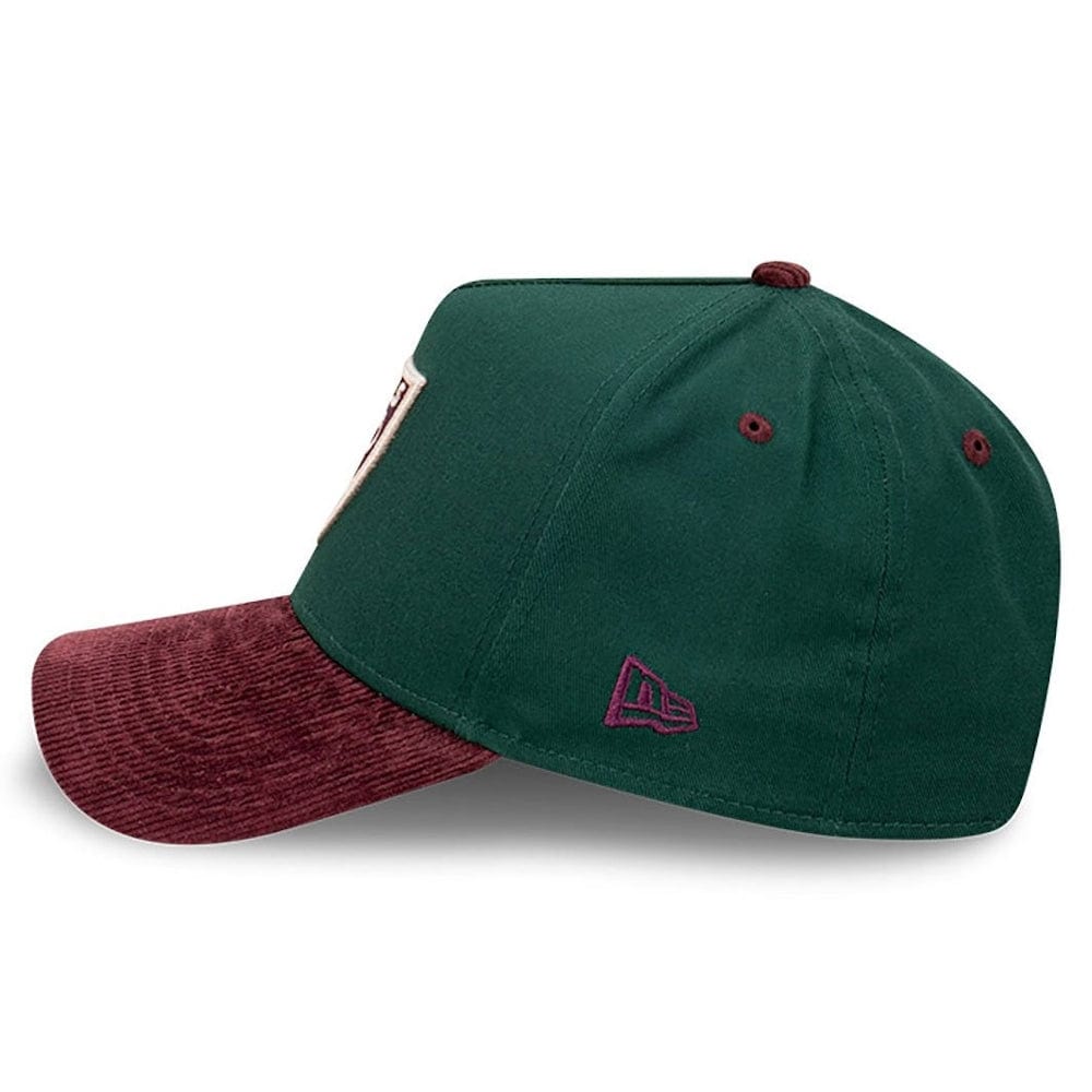 New Era 9FORTY Cord Brim A-Frame Snapback Las Vegas Raiders - Dark Green / Rhubarb