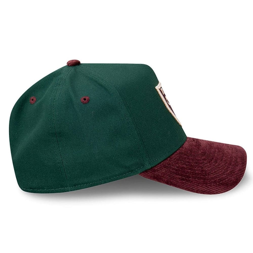 New Era 9FORTY Cord Brim A-Frame Snapback Las Vegas Raiders - Dark Green / Rhubarb