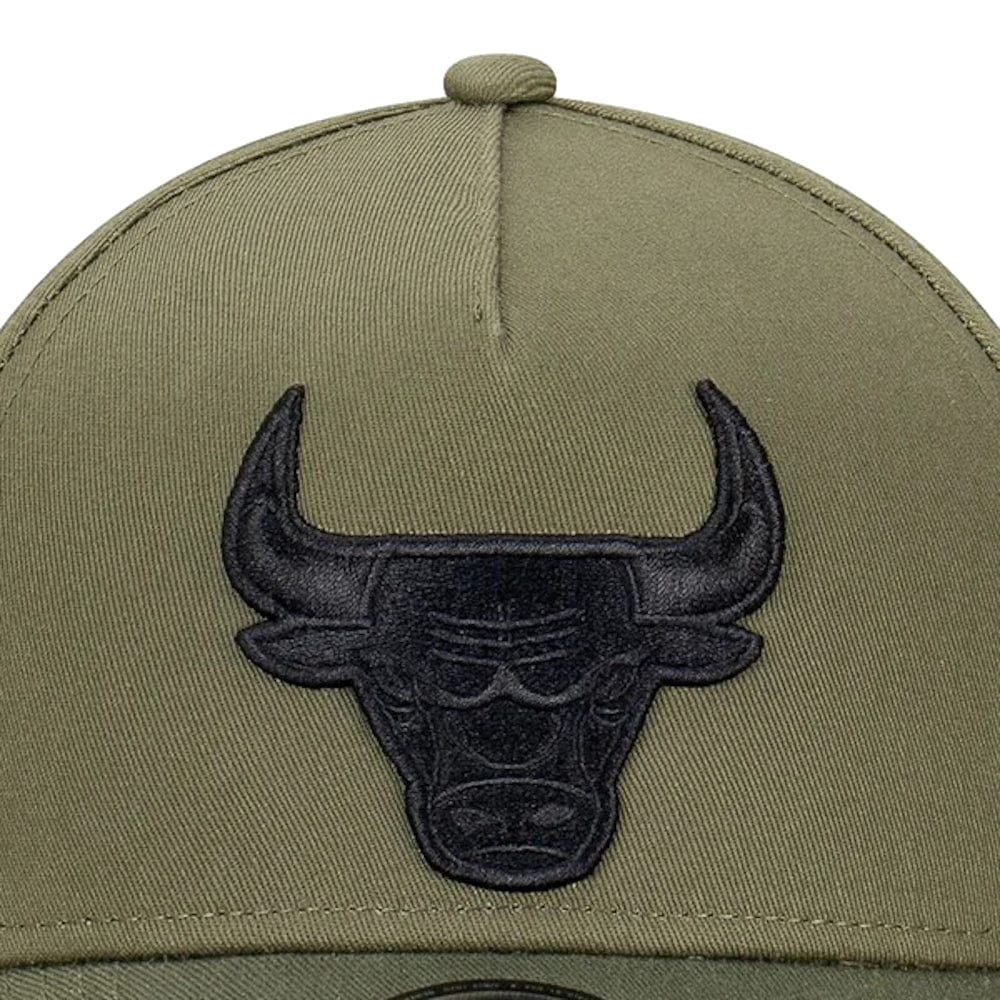New Era 9FORTY Evergreen A-Frame Snapback Chicago Bulls - New Olive / Black
