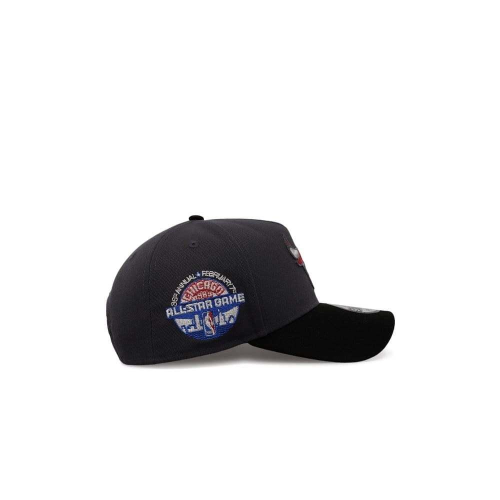 New Era 9FORTY Oversize Tilt A-Frame Snapback Chicago Bulls - Graphite