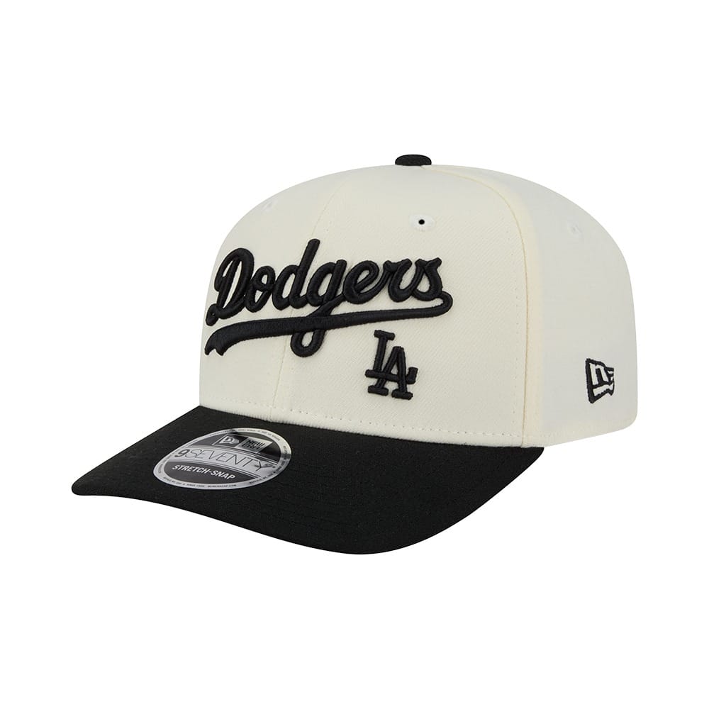 New Era 9SEVENTY Stretch-Snap Los Angeles Dodgers - Cream / Black
