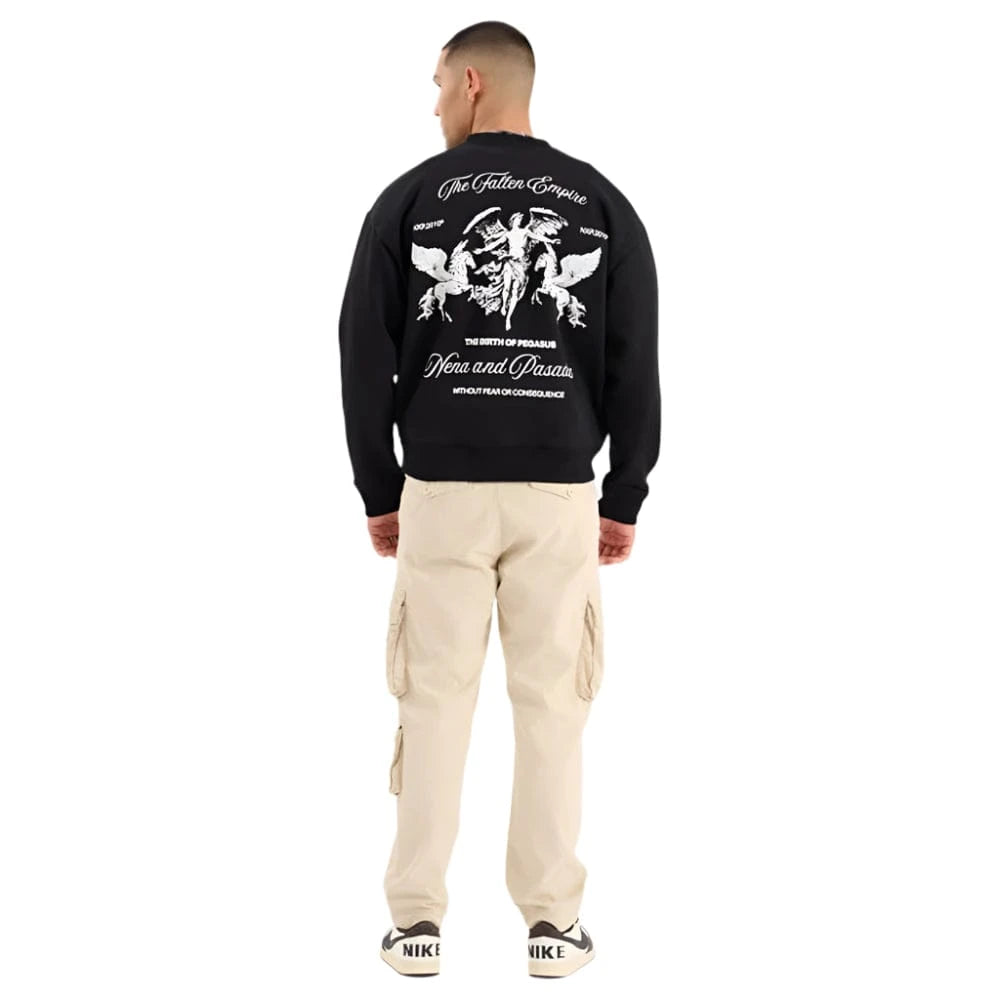 NXP Cattle Box Fit Sweater - Jet Black