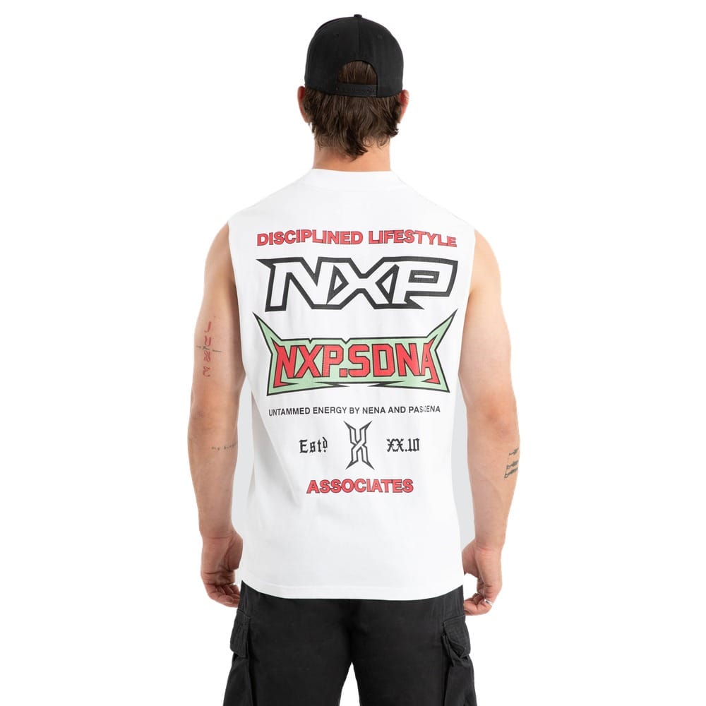 NXP Champion Raptor Muscle Tee - White