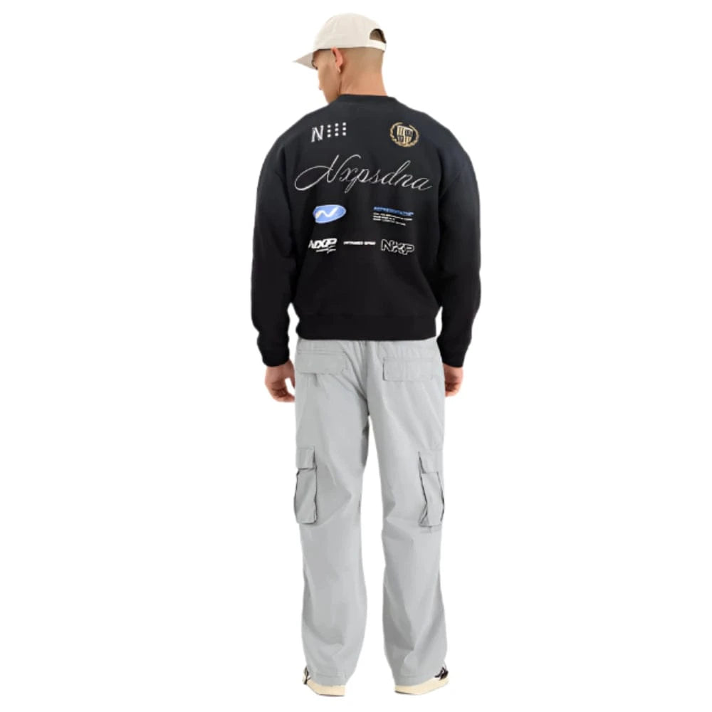 NXP Reservation Box Fit Sweater - Jet Black