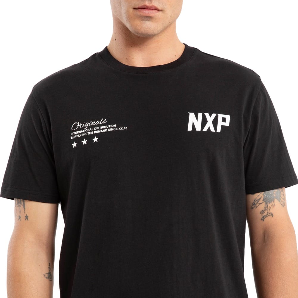 NXP Triumph Dual Curved Tee - Jet Black