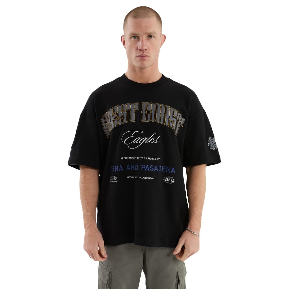 NXP X AFL West Coast Game-On Loopbk Tee - Jet Black