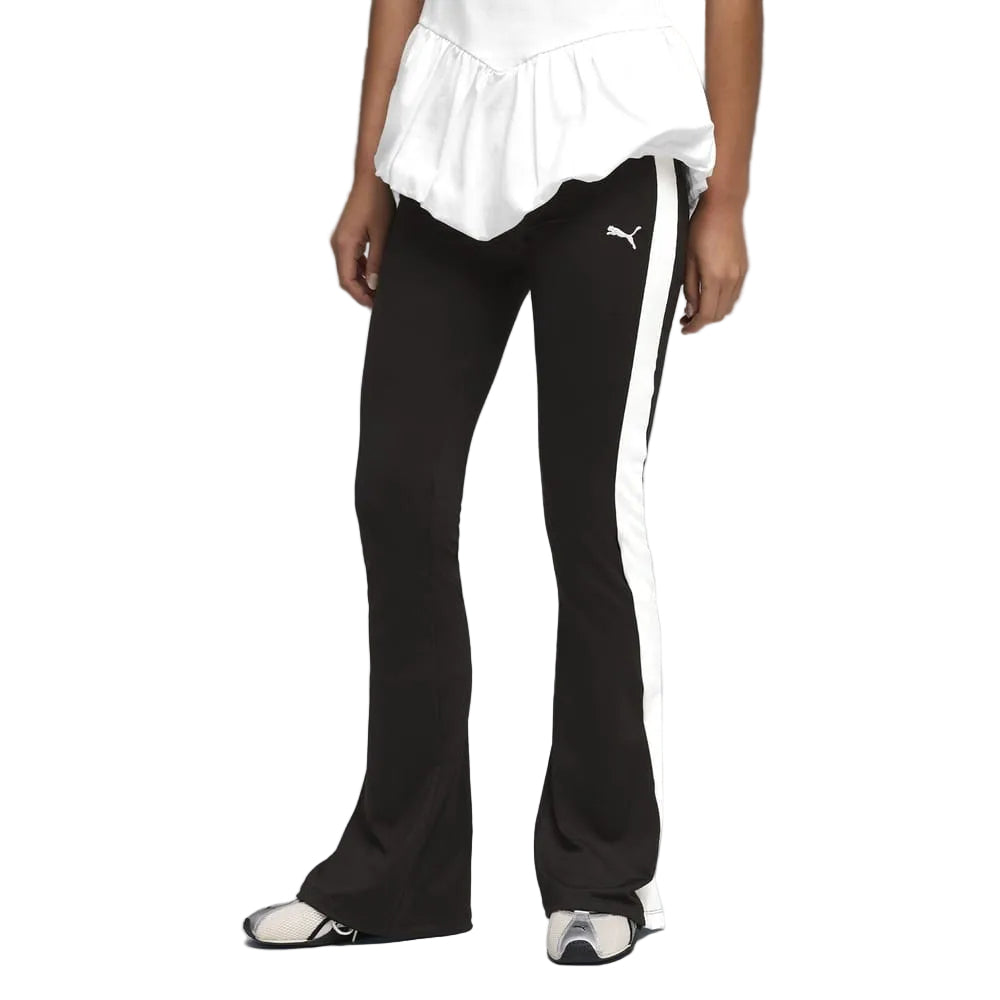 PUMA Womens Popper Flared Tights - Black