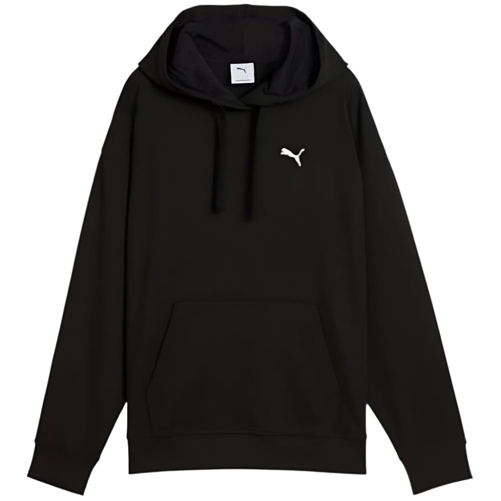 PUMA Womens ESS ELEVATED Comfort Rib Hoodie  - Black
