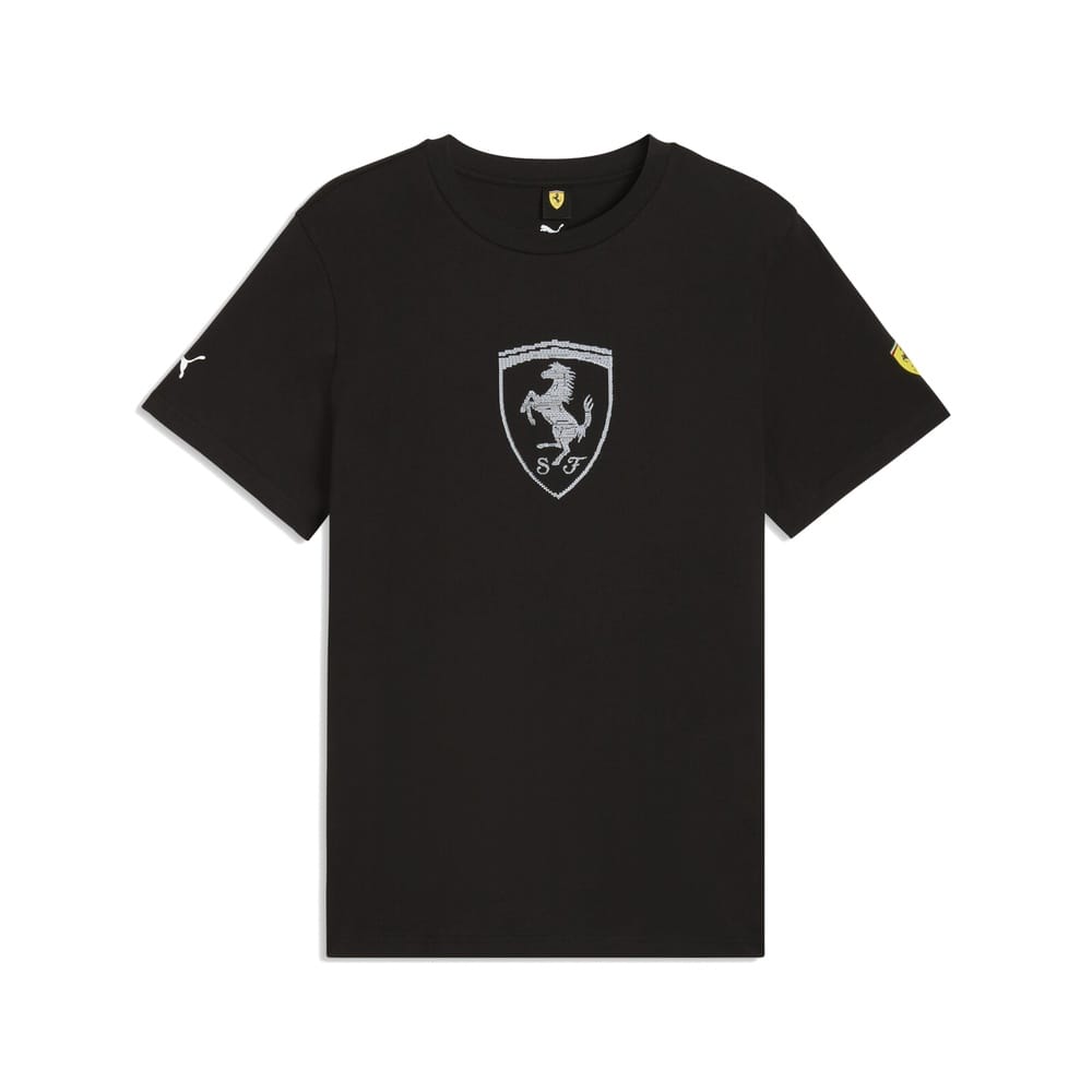 PUMA Ferrari Tonal Sheild Tee - Black