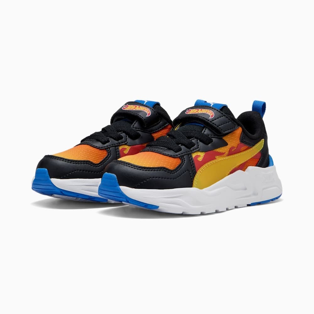 PUMA Childrens Trinity Lite Hot Wheels AC+ - Black / Maple / Red
