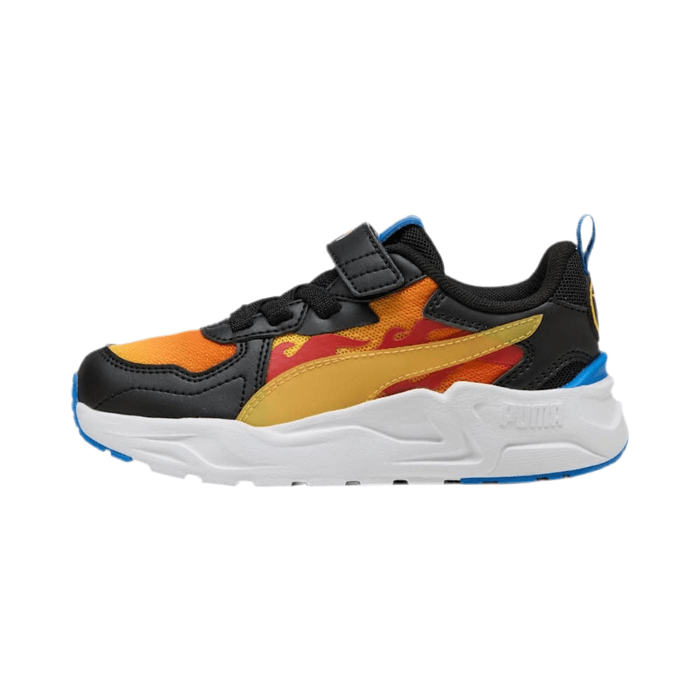 PUMA Childrens Trinity Lite Hot Wheels AC+ - Black / Maple / Red