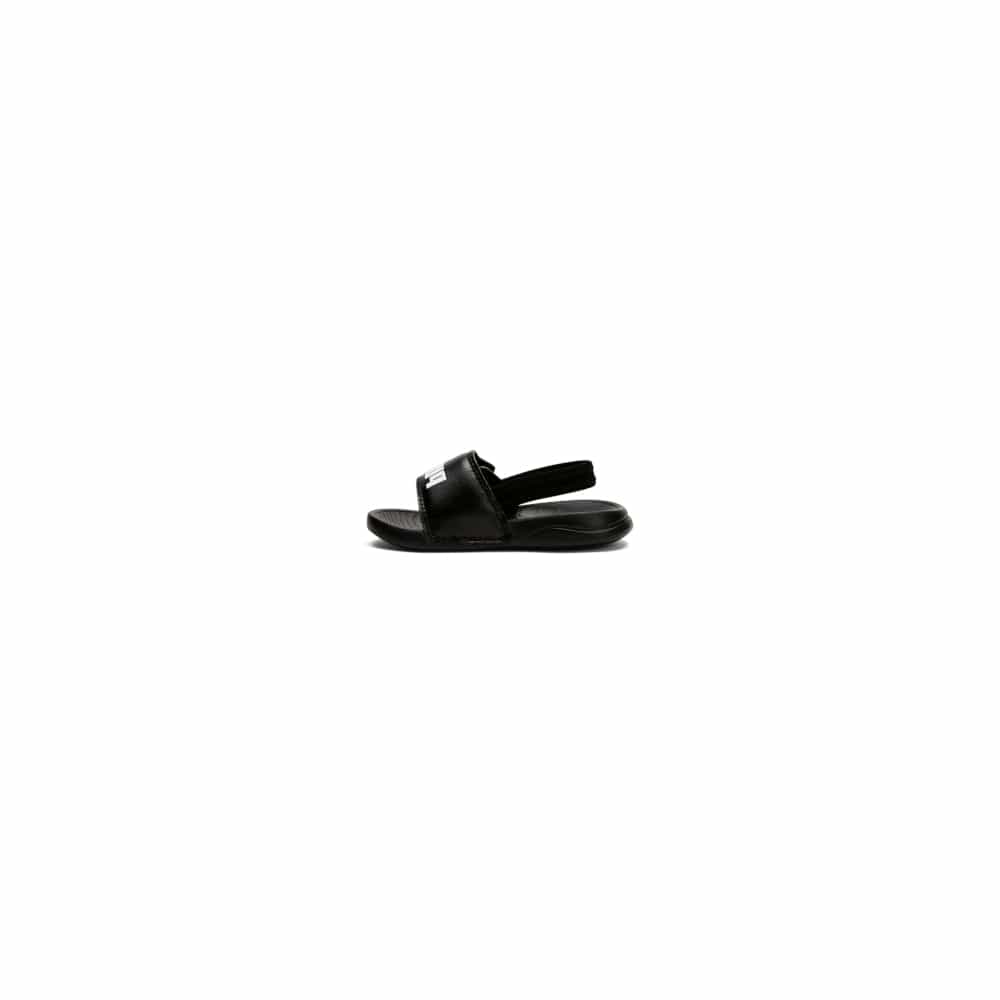 PUMA Infants Popcat 20 Backstrap AC - Black / White