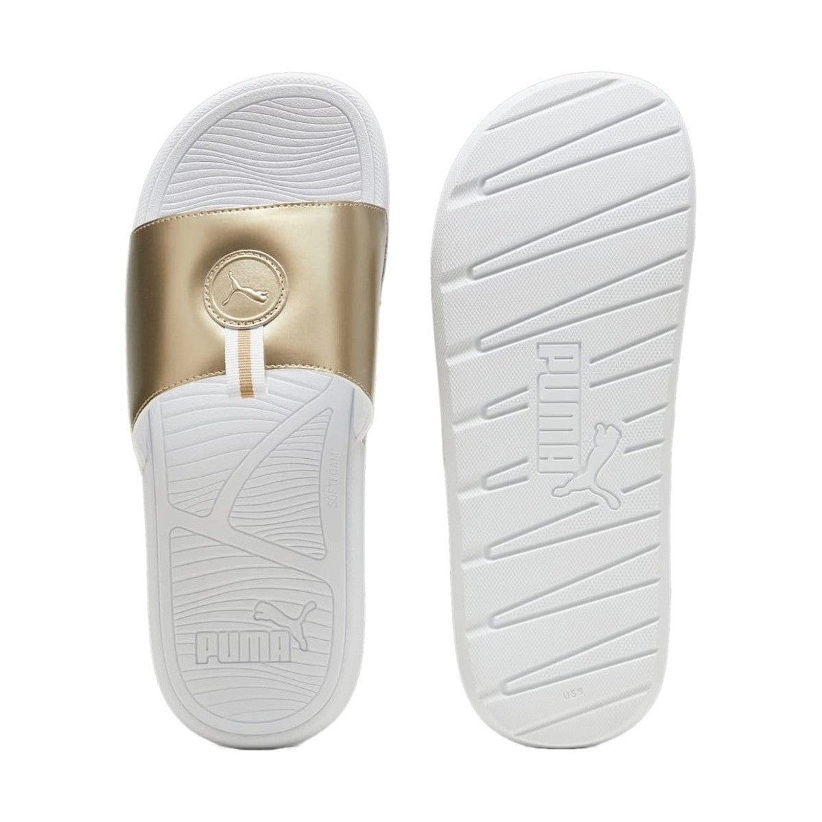 PUMA Cool Cat 2.0 Metallic Dream Slide - White / Gold