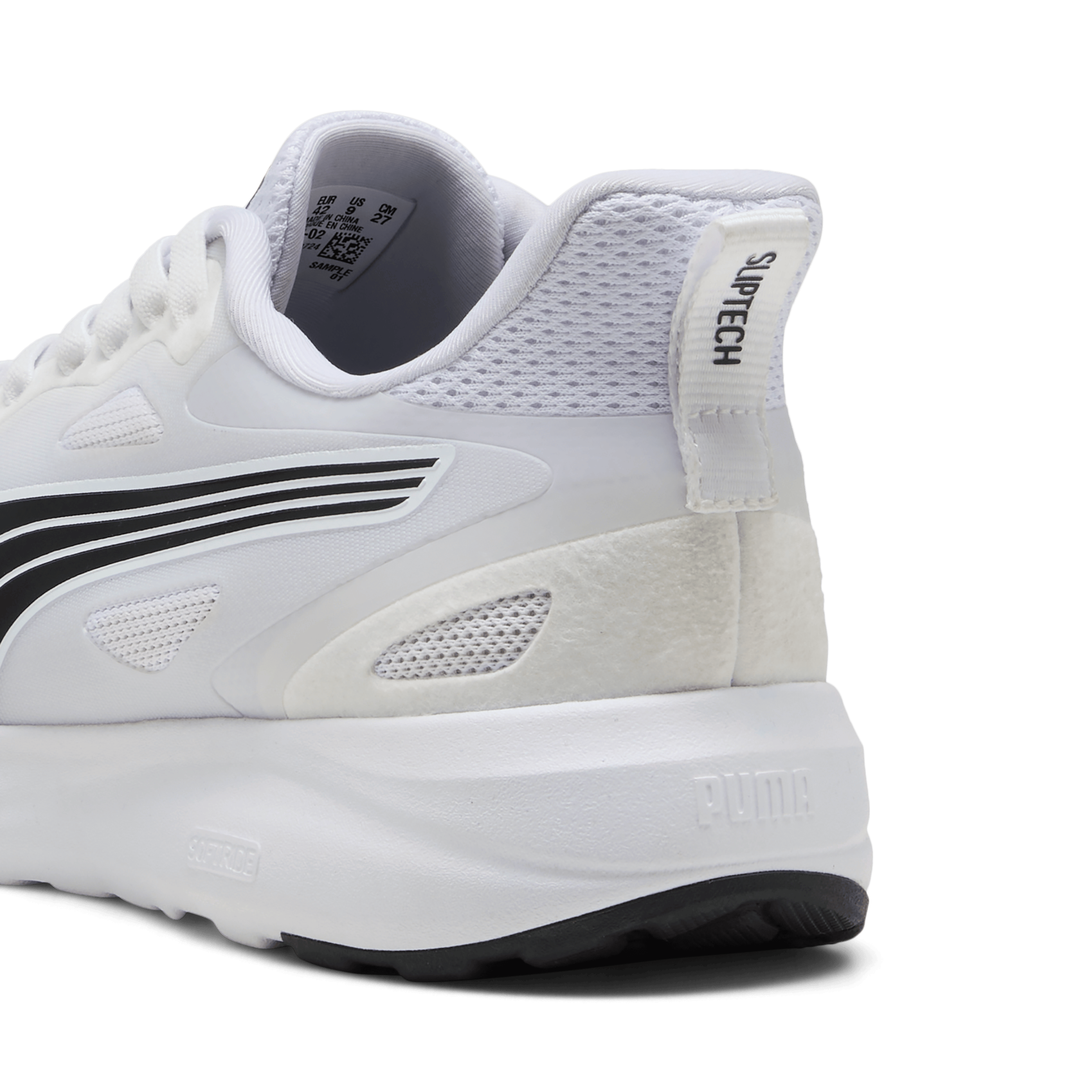PUMA Softride Cosmic Street Sliptech - White / Black