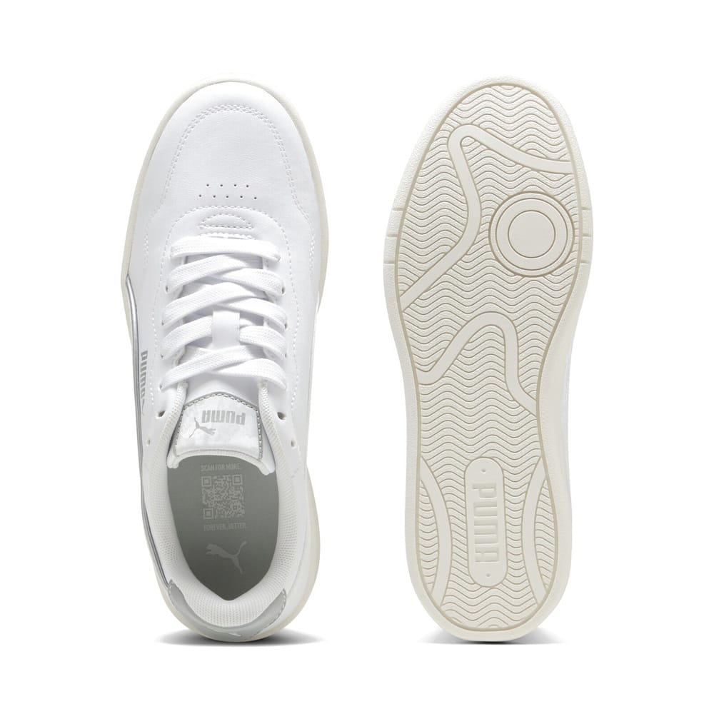 PUMA Womens DayINight Court Lally - White / White / Silver
