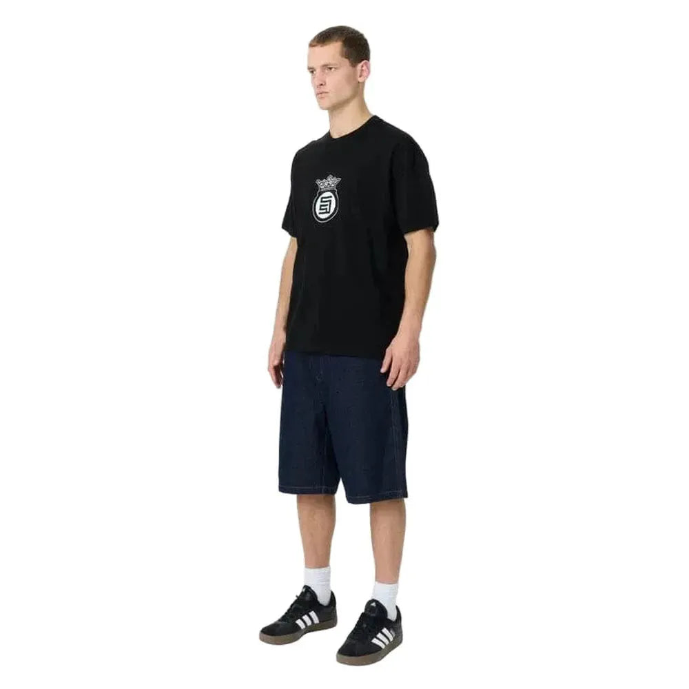 S / DOUBLE Crown Dot SS Tee - Black