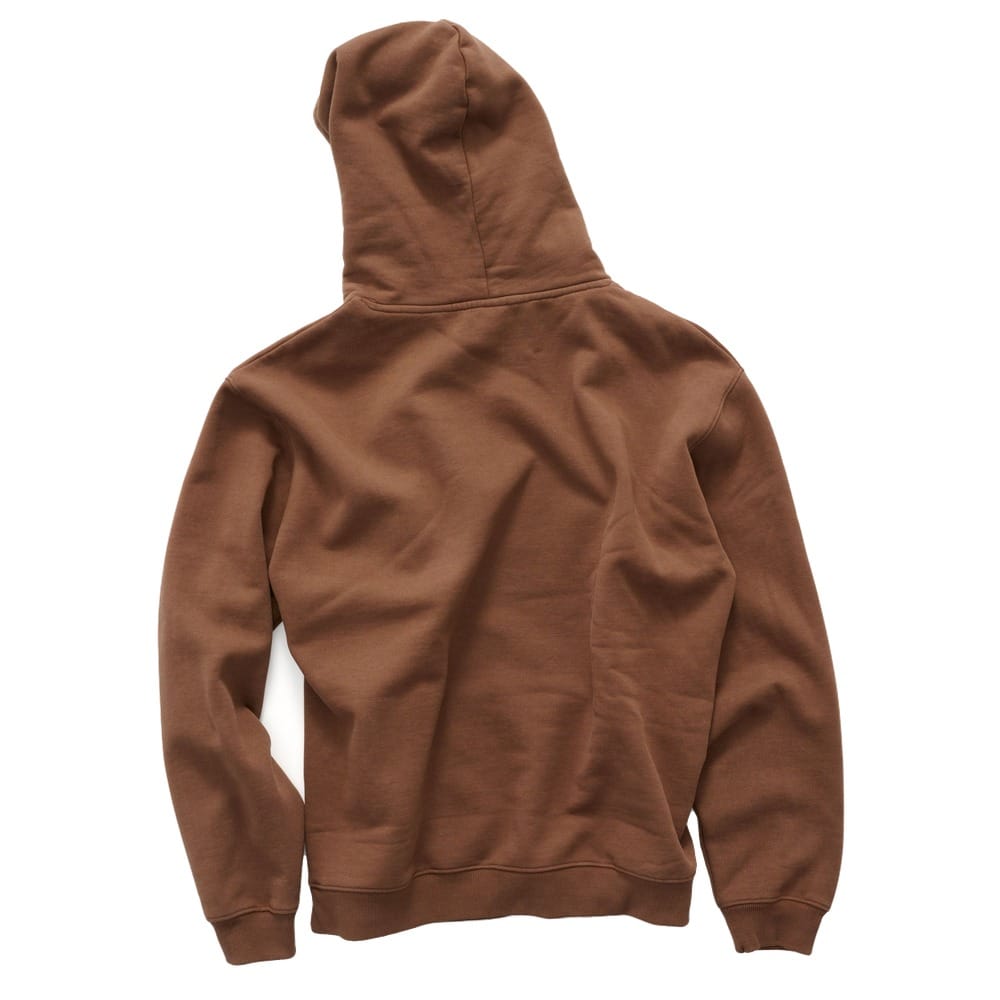 S / DOUBLE Trademark Pullover Hoodie - Chocolate