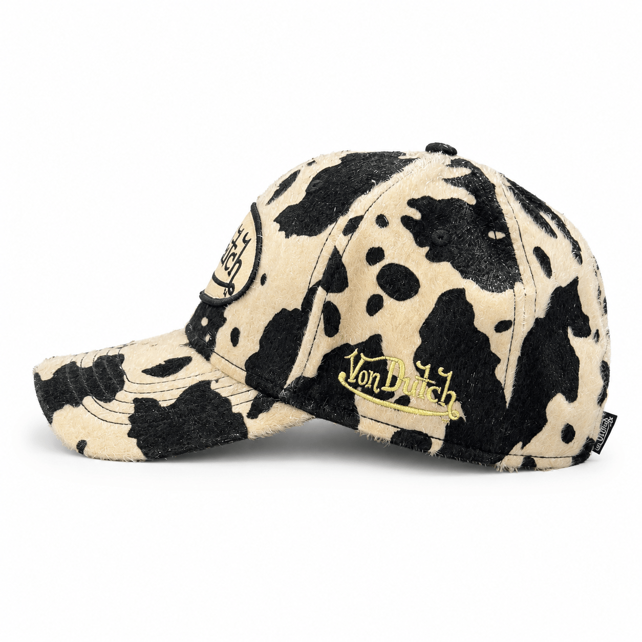 Von Dutch Animal Skin Dad Cap - Beige / Black