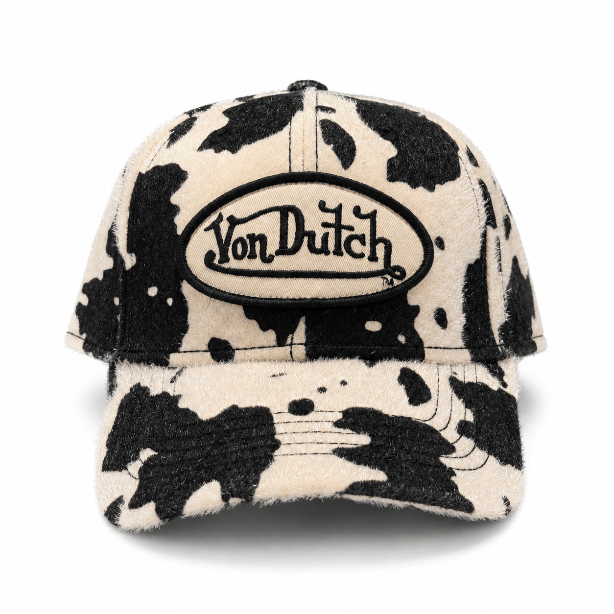 Von Dutch Animal Skin Dad Cap - Beige / Black