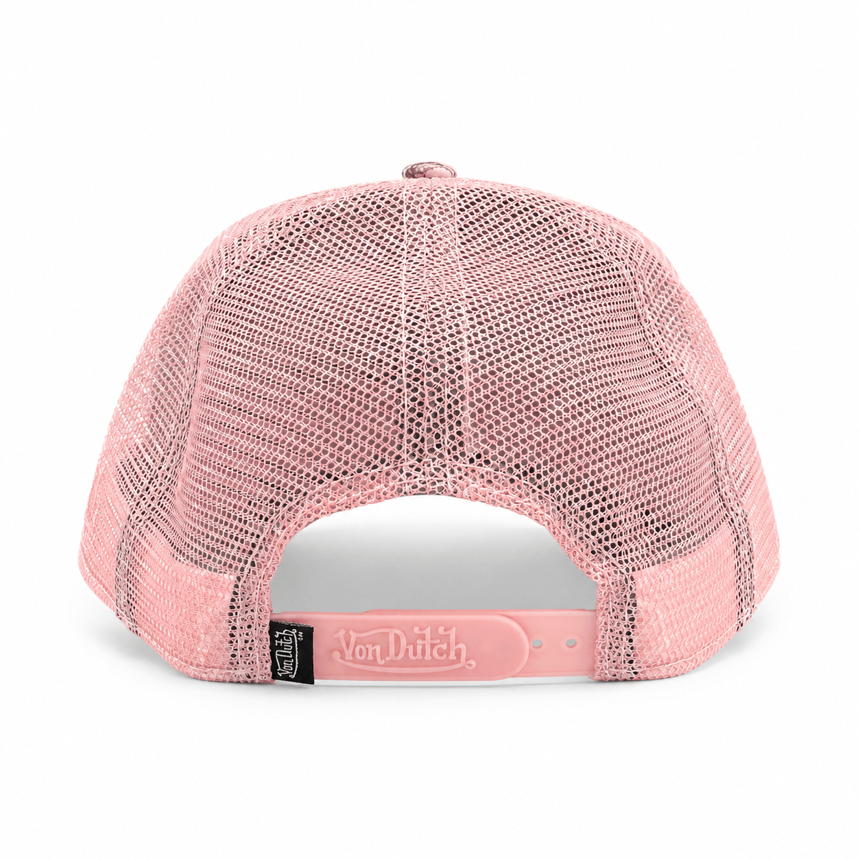 Von Dutch Animal Skin Trucker Cap - Baby Pink / Pink