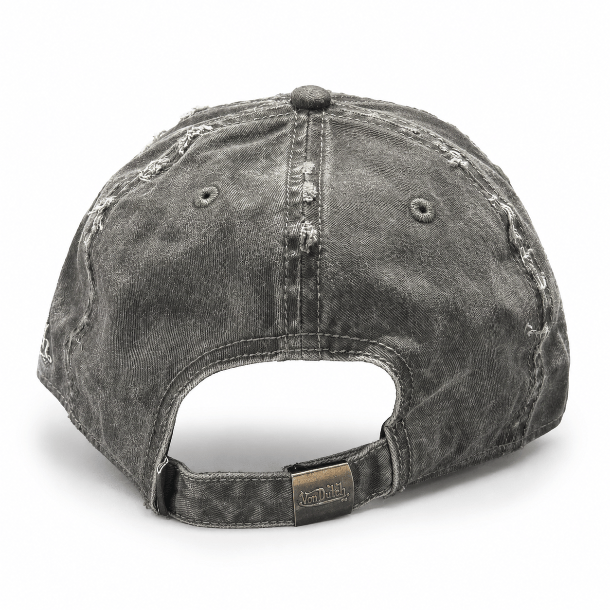 Von Dutch Flames Dad Cap - Washed Black