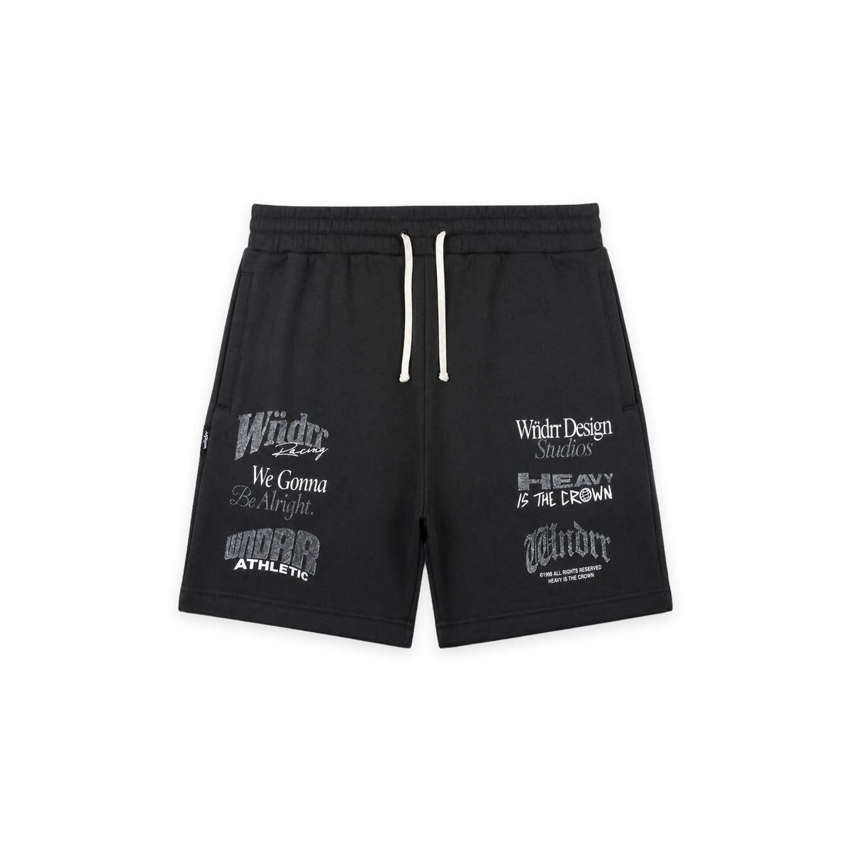 WNDRR Collective TECH Trackshort - Faded Black