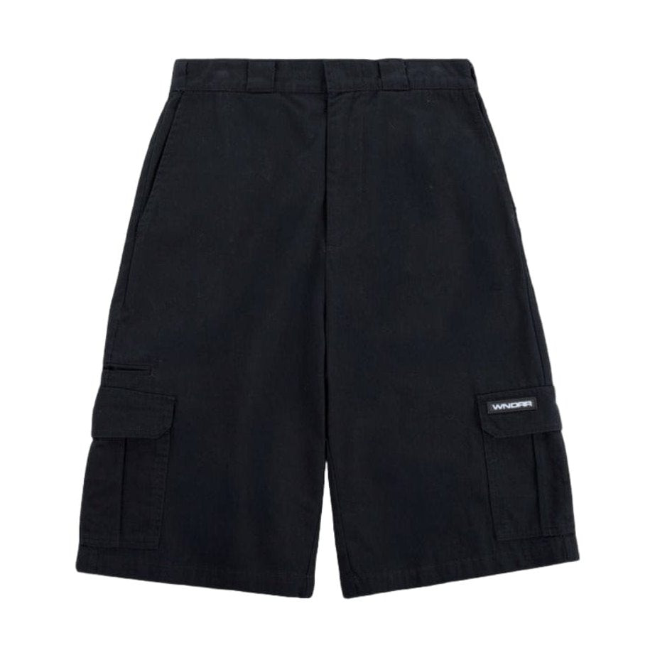 WNDRR Revoked Cargo Short - Black