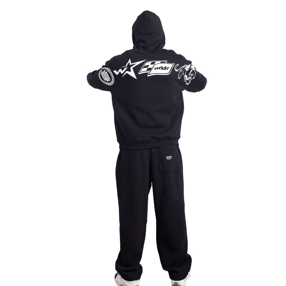 WNDRR Advocate Hood Sweat - Black