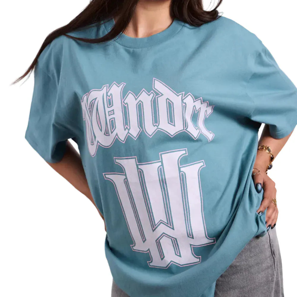 WNDRR Archetype Box Fit Tee - Dusk Blue