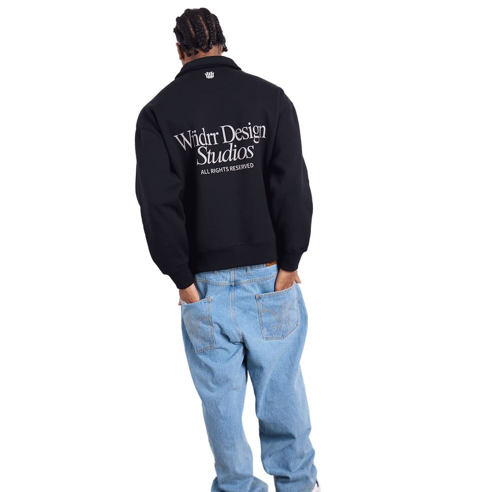 WNDRR Atelier Rugby Sweat - Black