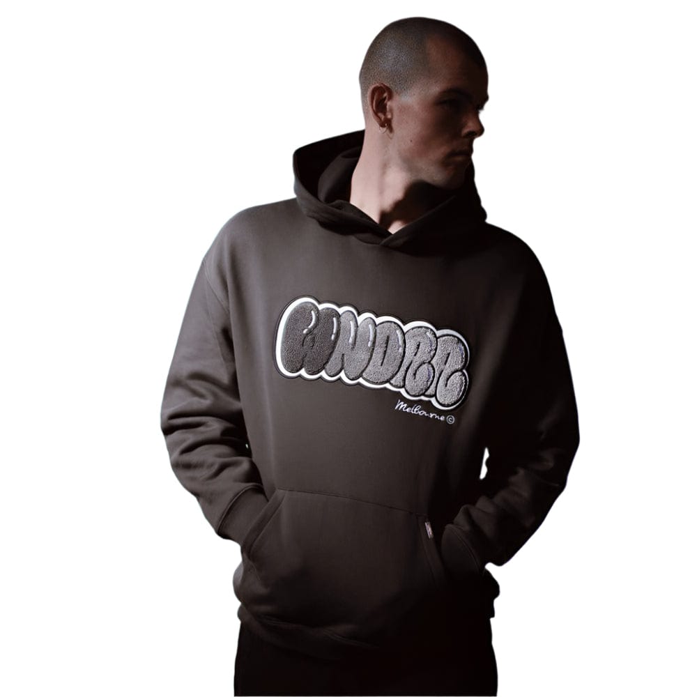 WNDRR Blissed Hood Sweat - Faded Black