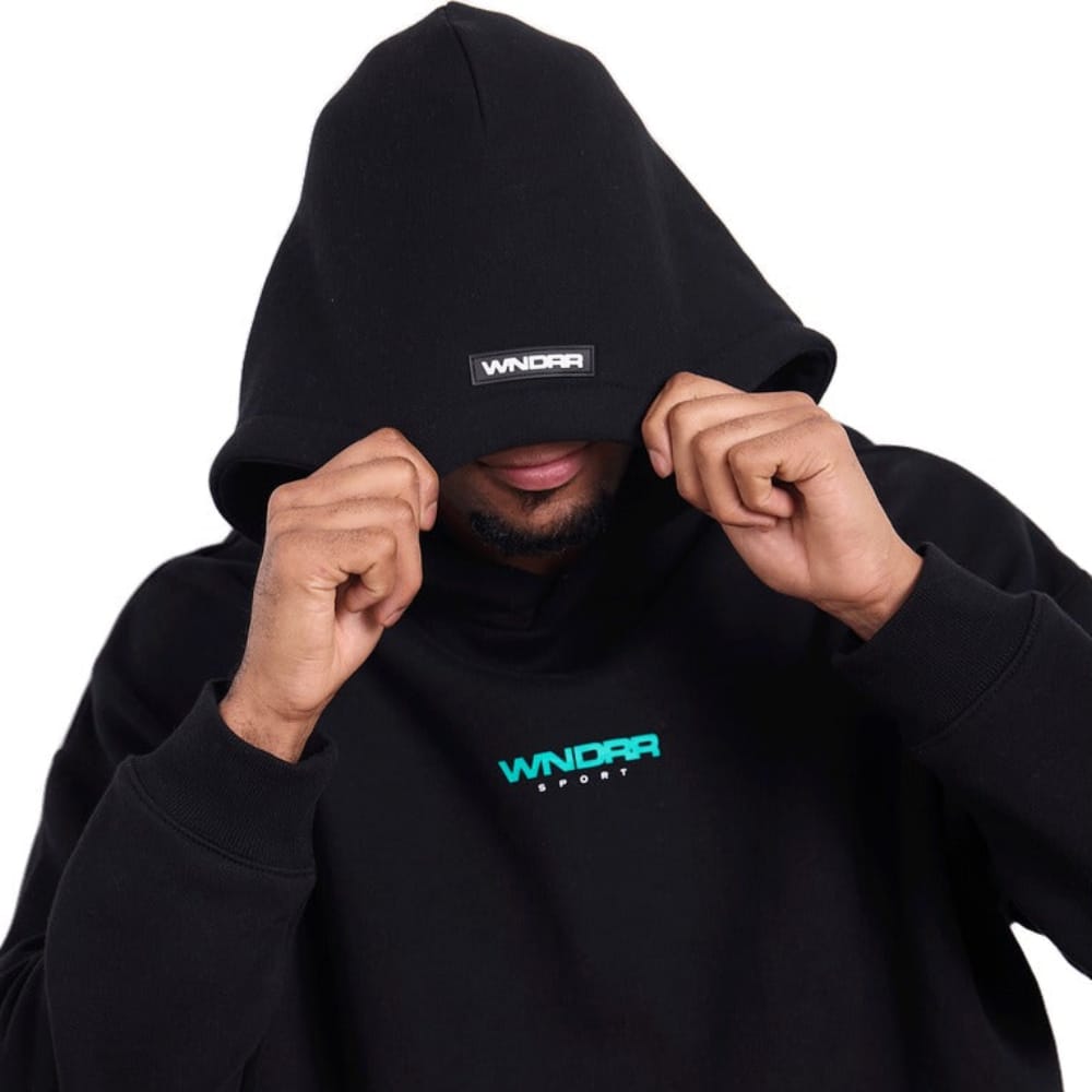 WNDRR Collective HOOD Sweat - Black