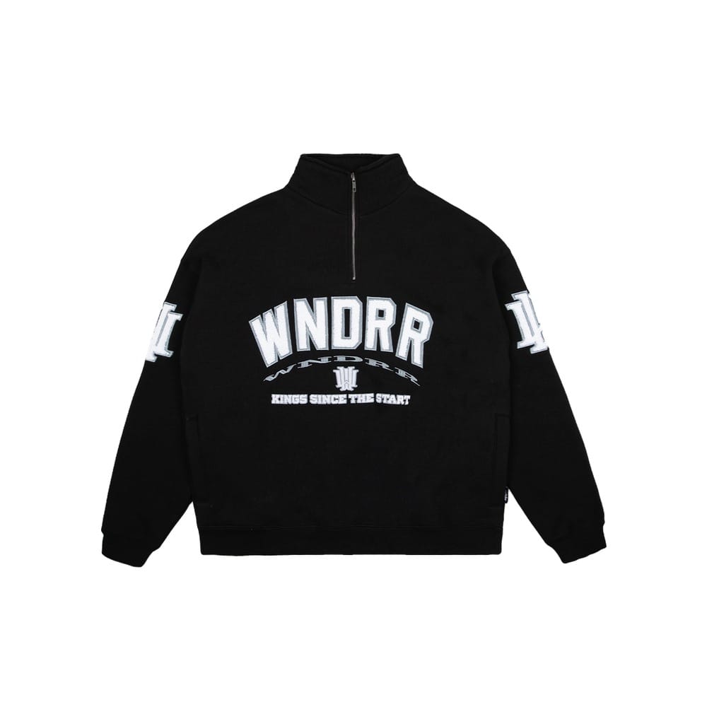 WNDRR Institute 1/4 Zip Sweat - Black