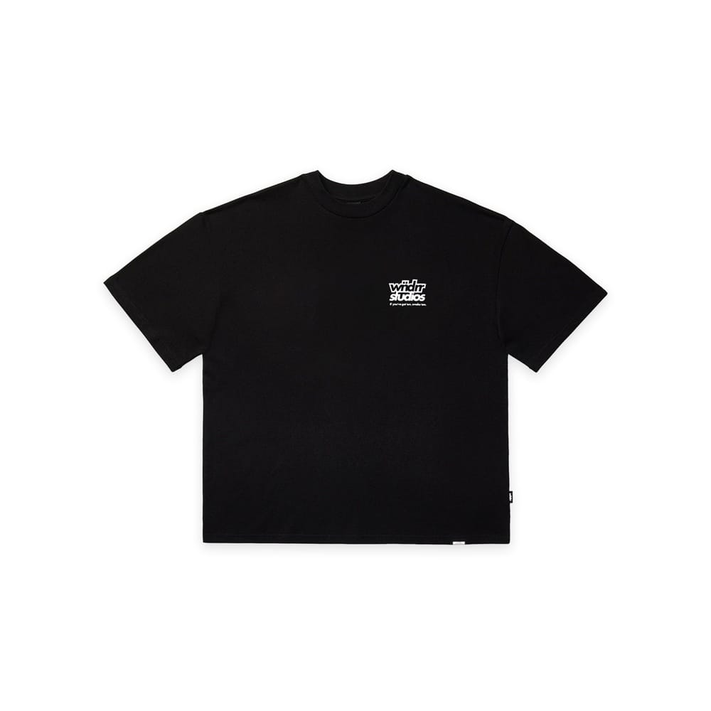 WNDRR Lighter Heavy Weight Tee - Black