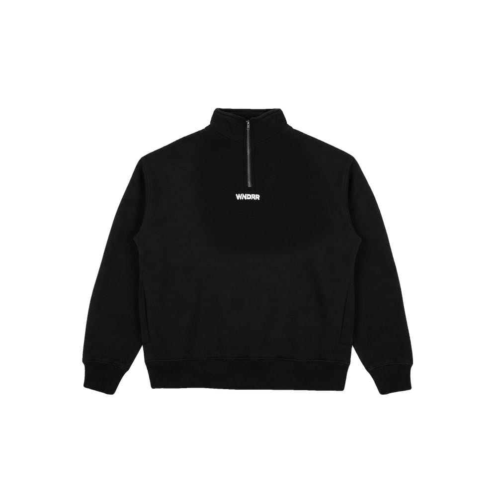 WNDRR Nimbus 1/4 ZIP Sweat - Black