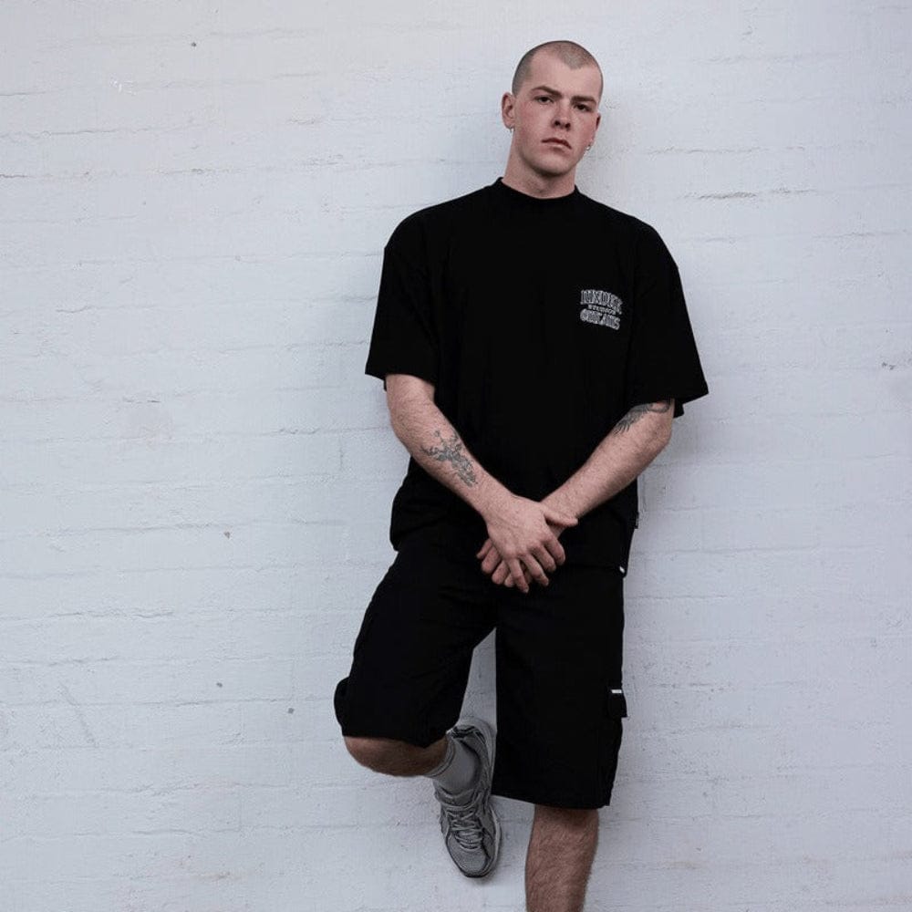 WNDRR Outlaws Heavy Weight Tee - Black