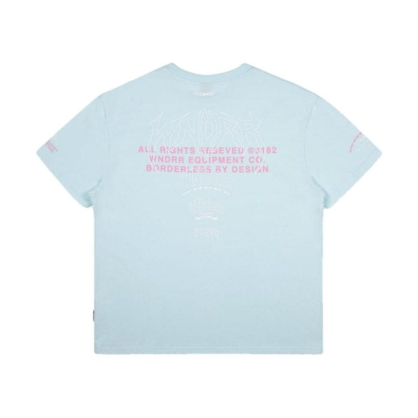 WNDRR Overpower Box Fit Tee - Baby Blue