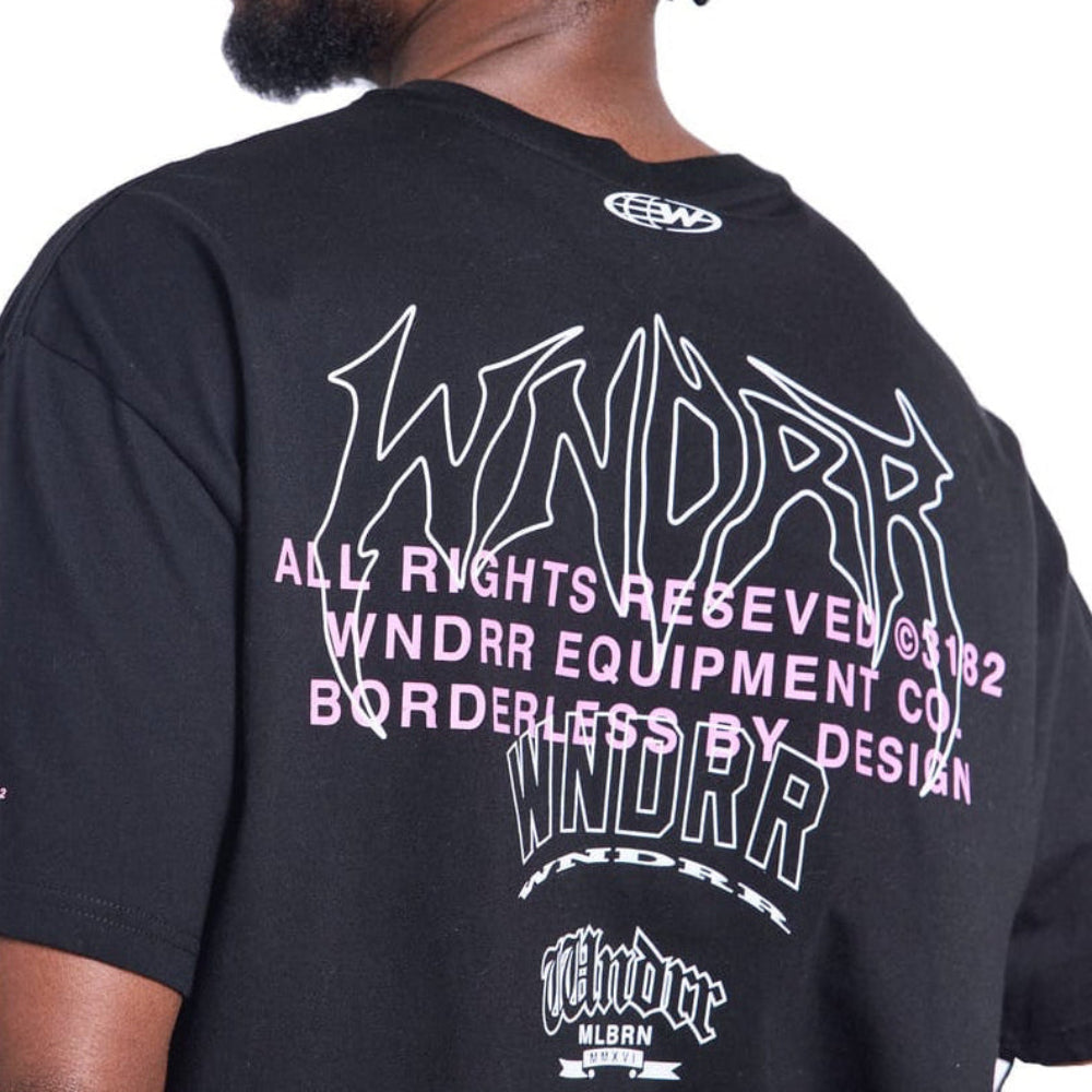 WNDRR Overpower Box Fit Tee - Black
