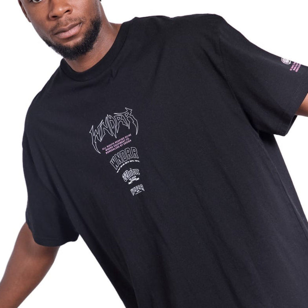 WNDRR Overpower Box Fit Tee - Black